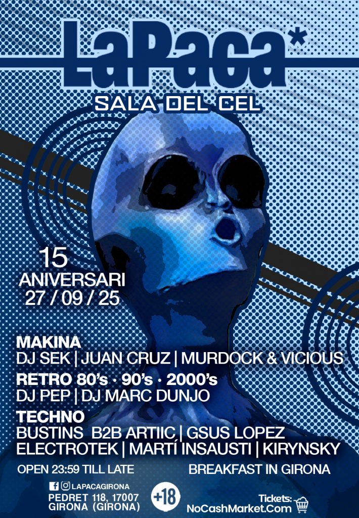 LaPaca – 15 Aniversario Line Up Event