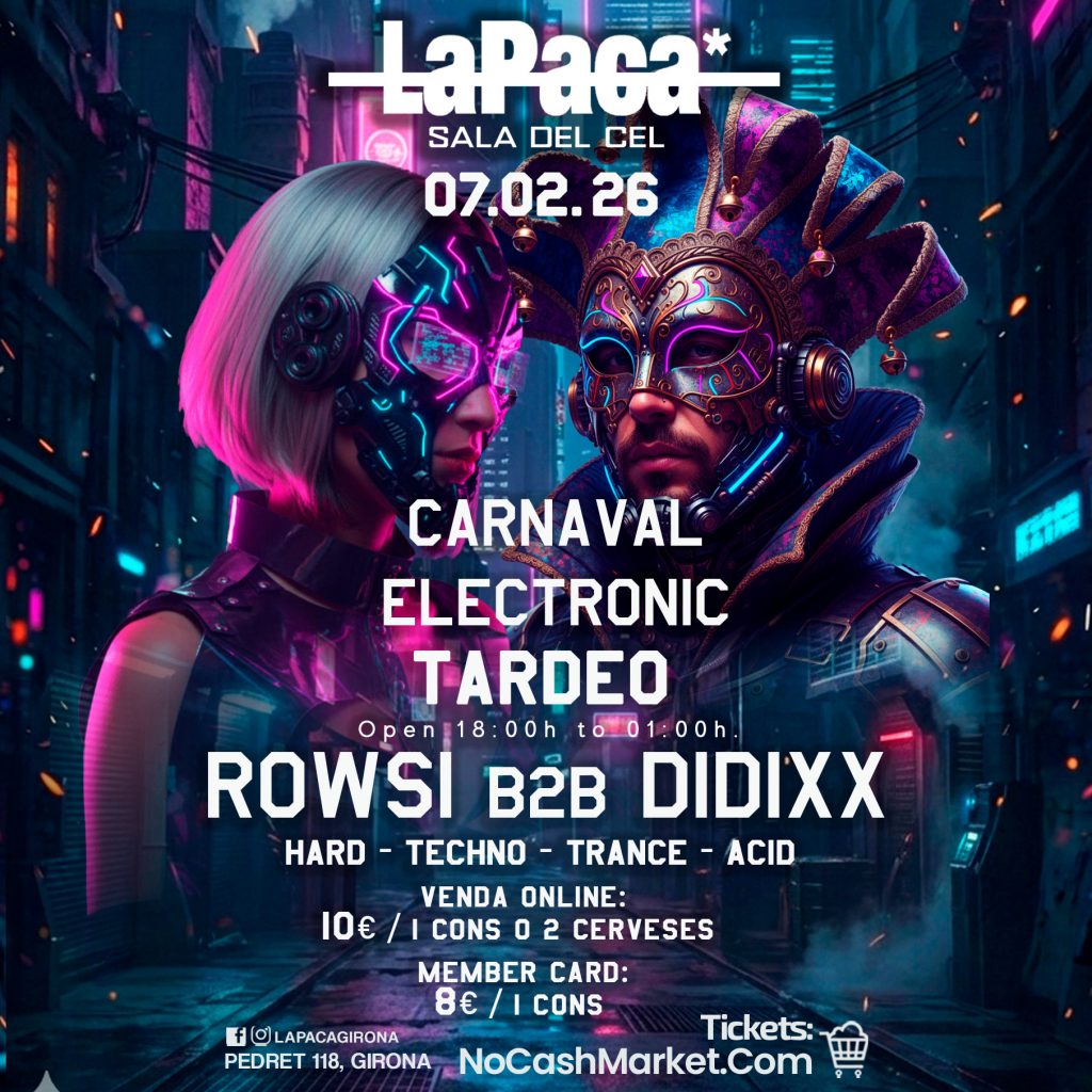 Carnaval Electrònic. Tardeo 07.02.2026